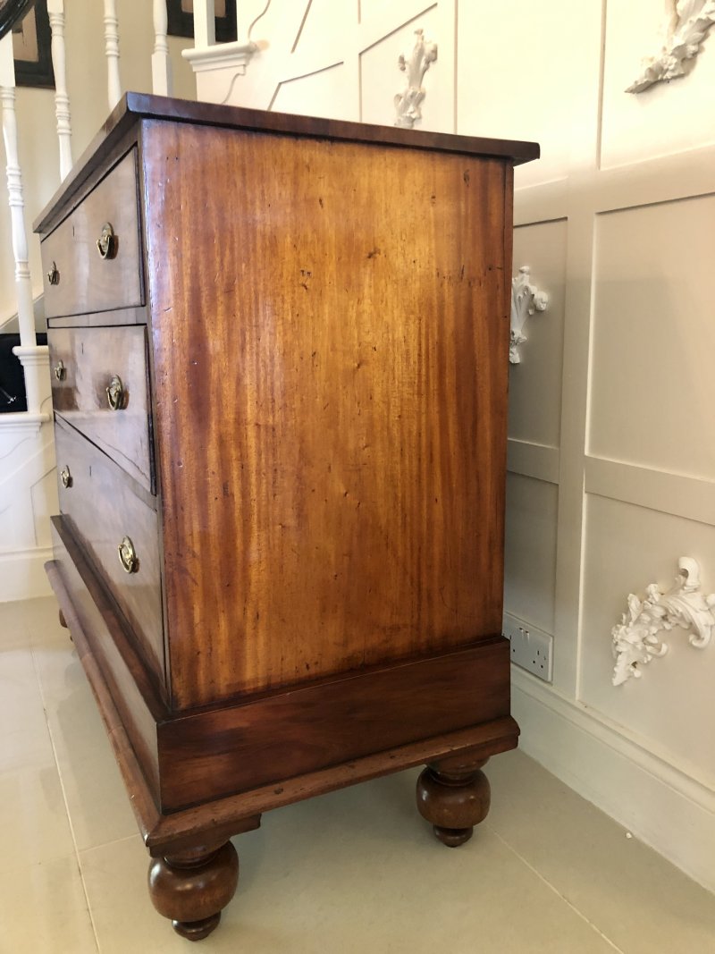 Antique Victorian Mahogany Chest of Drawers - Image 6